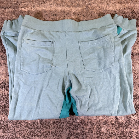 True Religion Men's L Green Blue Mint Color Block Jogger Pants - Picture 1 of 12